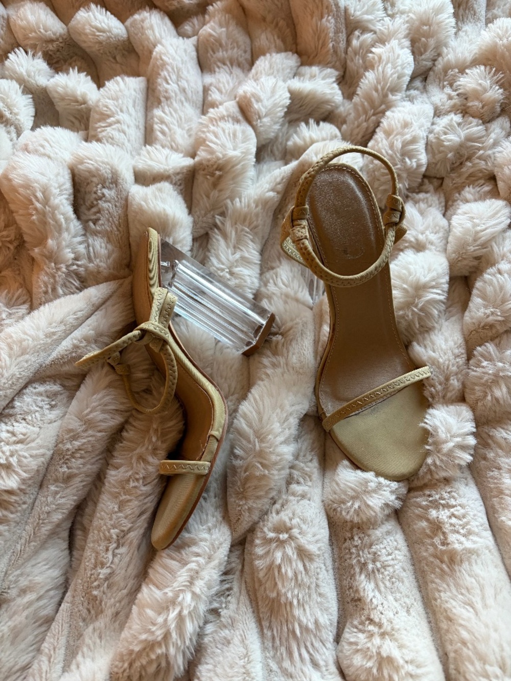 EGO Lemon perspex heels
